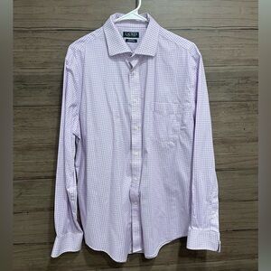 Ralph Lauren Lavender Checkered Men's Shirt